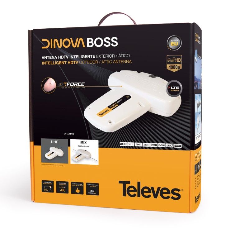 DINOVA BOSS bästa campingantennen inklusive 12V inserter