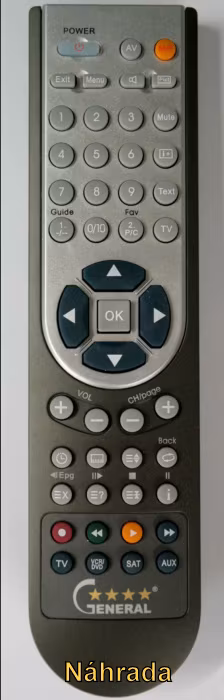 Ersättningsfjärrkontroll till 6710CDAT05C