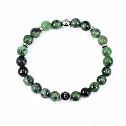 Ädelstensarmband 8mm Forest