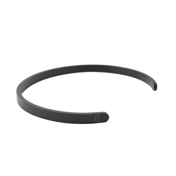 Stålarmband 5mm Black matted