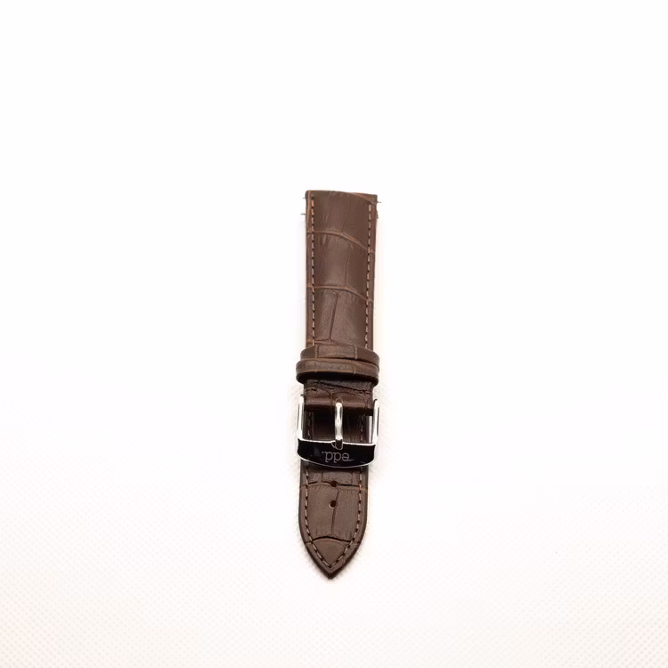 Berlin Brown Croco Leather