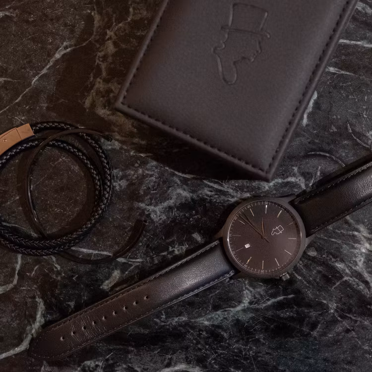Paris Black Leather