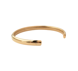 Stålarmband 6.5mm Gold Ribbed