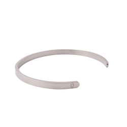 Stålarmband 5mm Silver matt