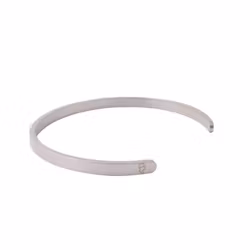 Stålarmband 5mm Silver matt