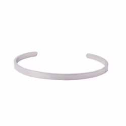Stålarmband 5mm Silver matt