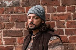 Deran Ribbed Hat Grey