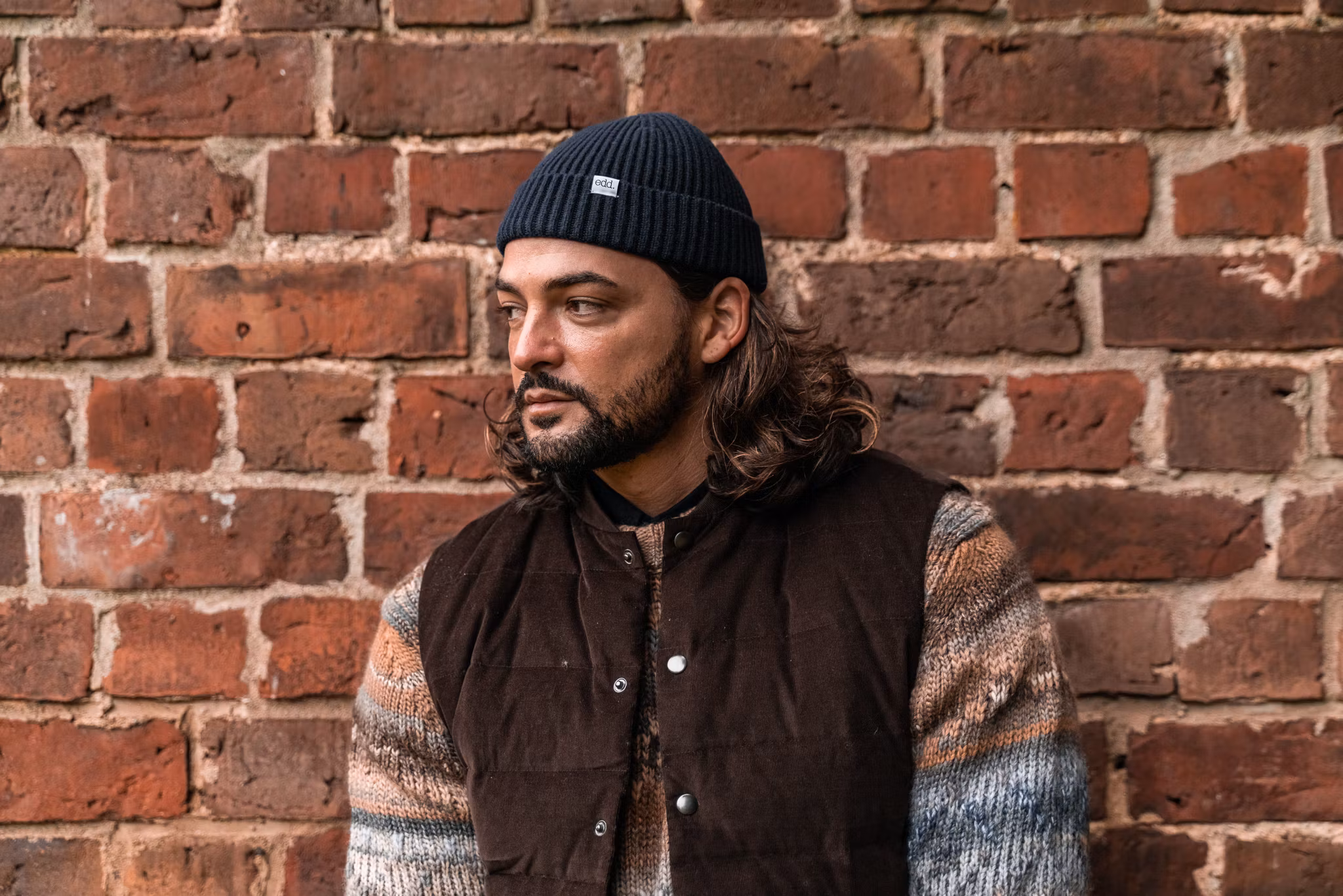 Jake Ribbed Beanie Navy