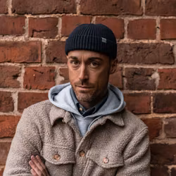 Jake Ribbed Beanie Navy