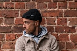 Jake Ribbed Beanie Black