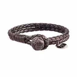 Dark Brown Knot Leather