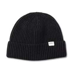 Jake Ribbed Beanie Black