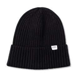 Deran Ribbed Hat Black