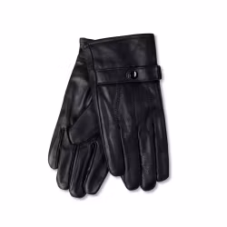 Anthon Läderhandskar Svart