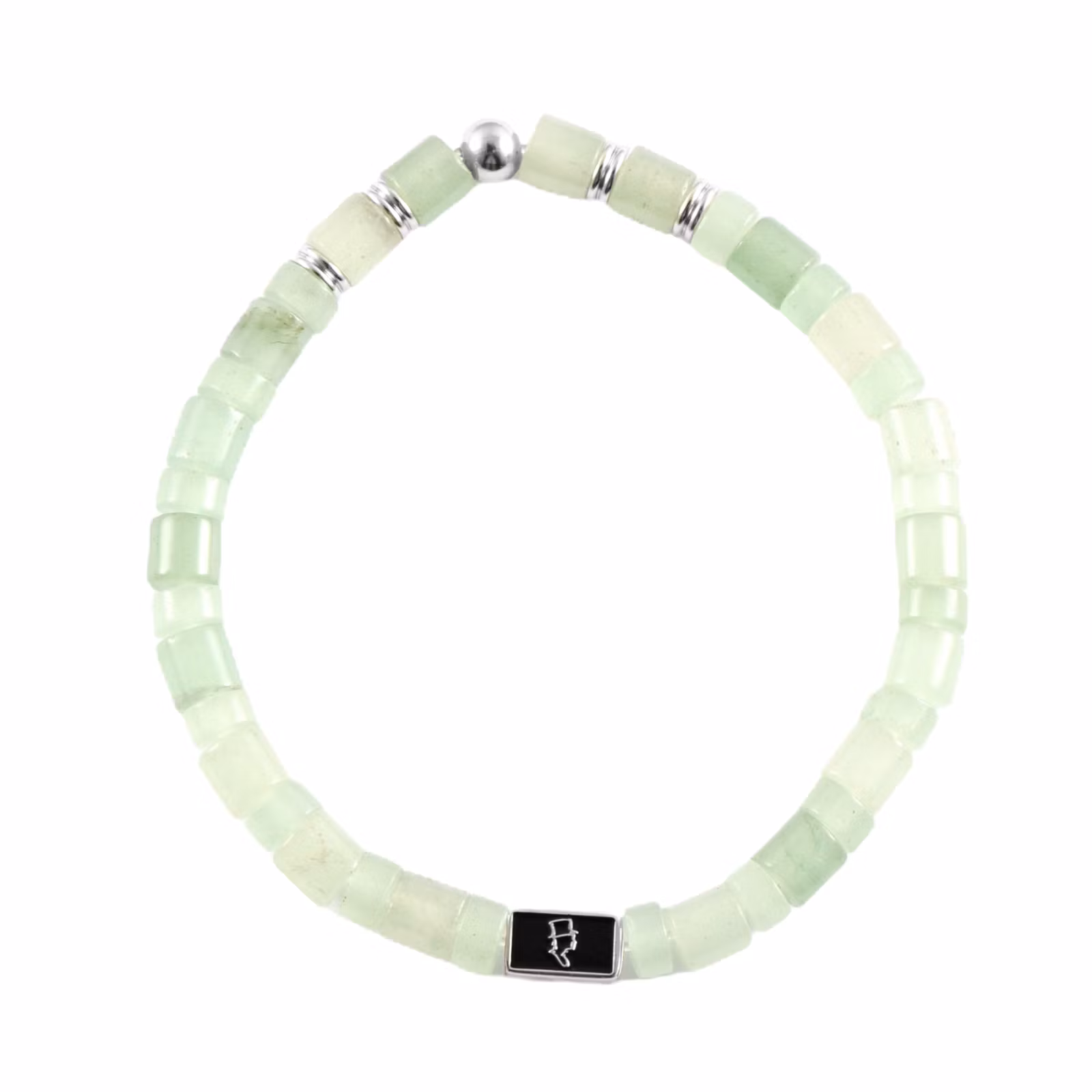 Ädelstensarmband 6mm Lime