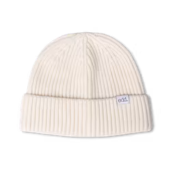 Jake Ribbad Beanie Offwhite