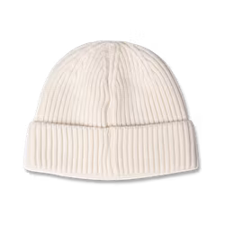 Jake Ribbad Beanie Offwhite
