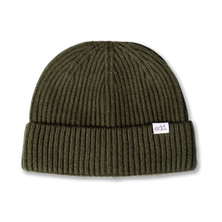 Jake Ribbad Beanie Grön