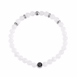 Ädelstensarmband 6mm Pearl