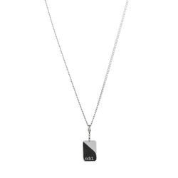 TIMELESS Halsband ICON Shadow Silver 3mm