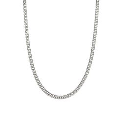 TIMELESS Halsband Moon Silver 6mm