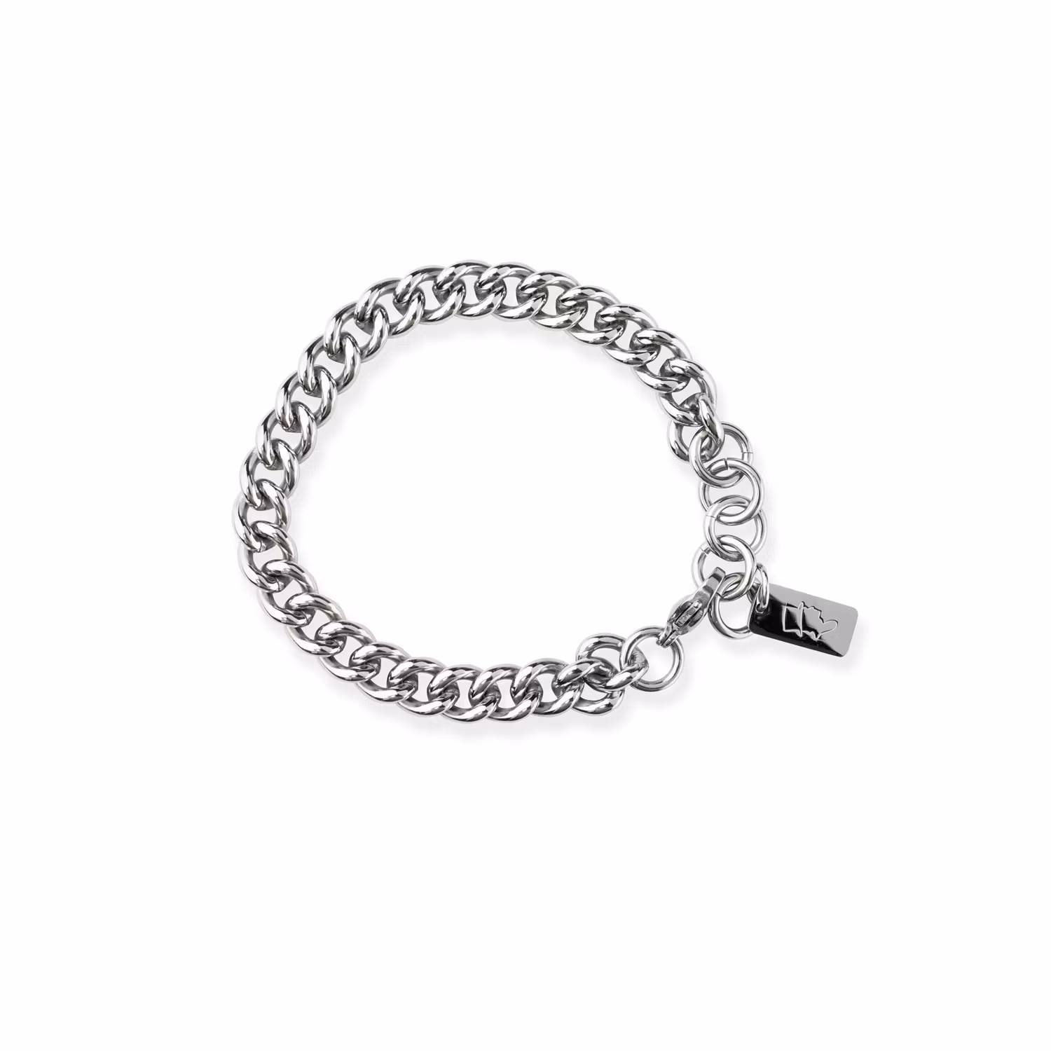 Stålarmband 9mm TIMELESS Circle Steel Silver