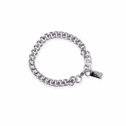 Stålarmband 9mm TIMELESS Circle Steel Silver