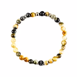 Ädelstensarmband 6mm Golden Tiger Eye