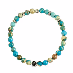 Ädelstensarmband 6mm Savanna