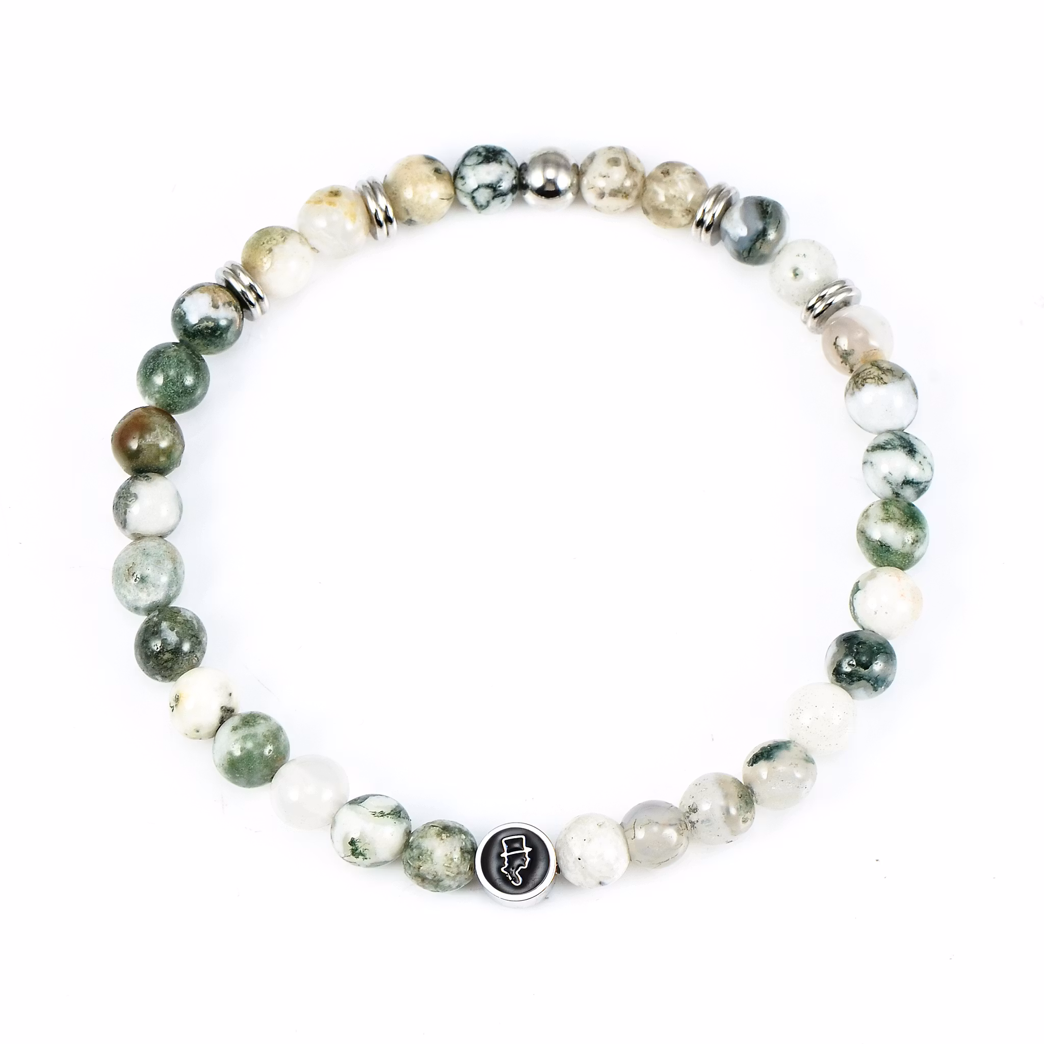 Mix & Match - Ice 6mm - Läder Svart - Forest 8mm