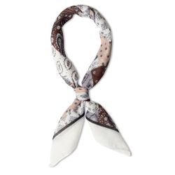 Bandana 48-Brun/Vit