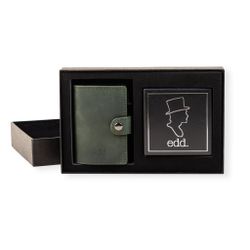 Presentbox Plånbok/Armband Grön