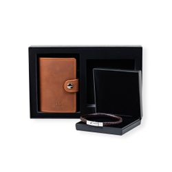 Presentbox Plånbok/Armband Brun