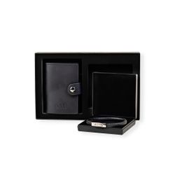 Presentbox Plånbok/Armband Svart