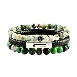Mix & Match - Ice 6mm - Läder Svart - Forest 8mm