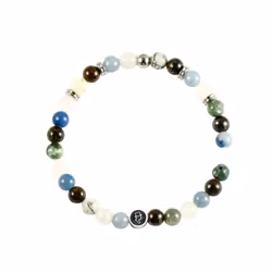 Ädelstensarmband 6mm Vela