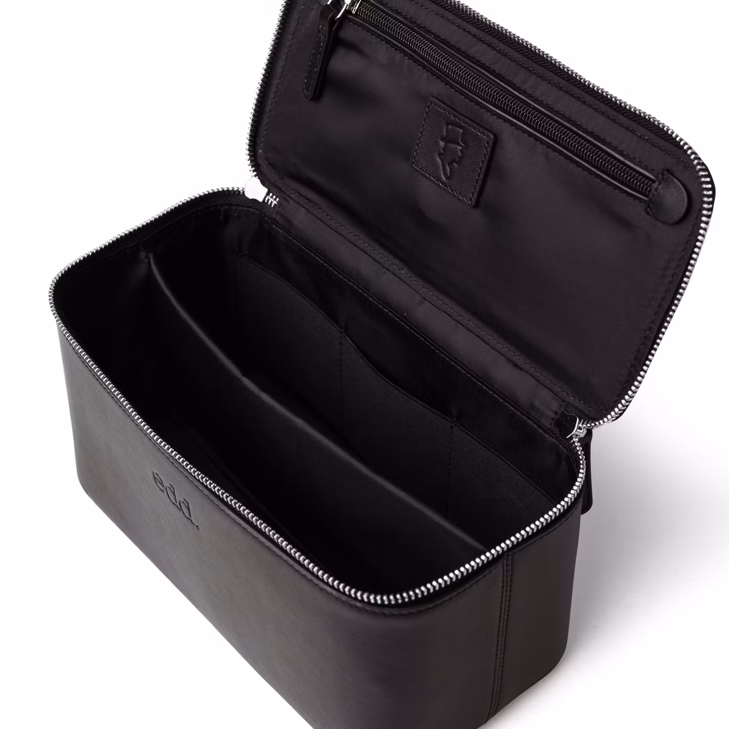 Necessär Läder Svart