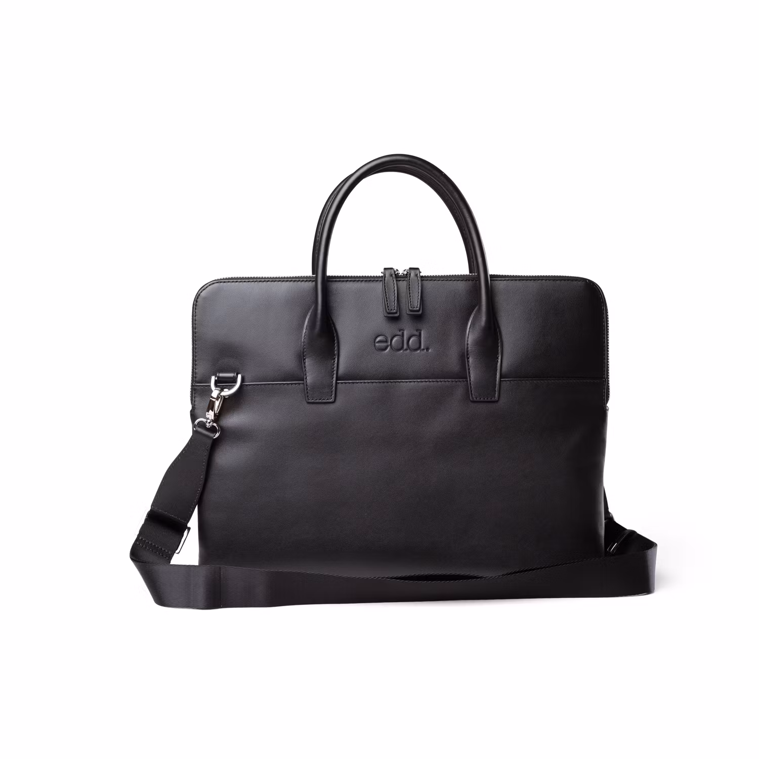 Dataväska Läder Svart