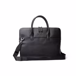 Dataväska Läder Svart