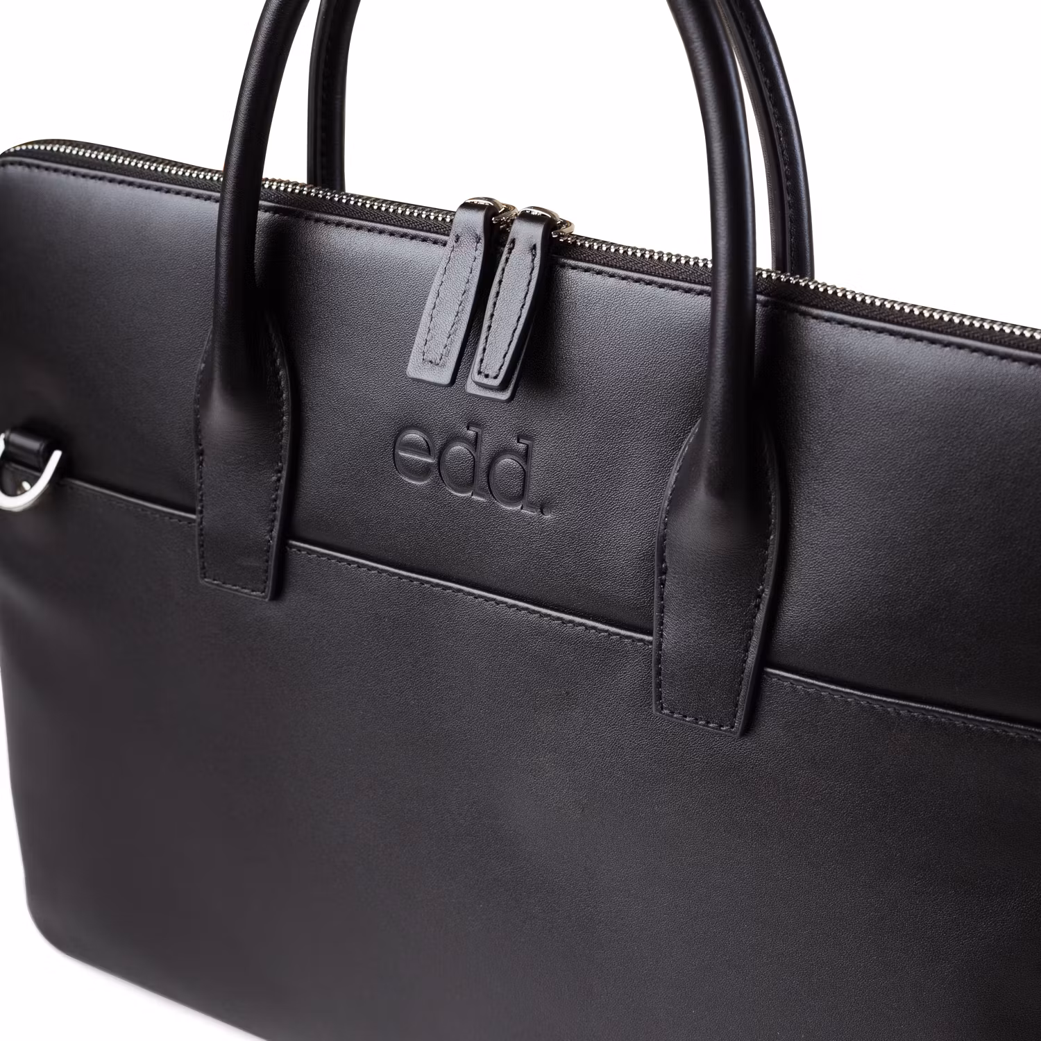 Dataväska Läder Svart