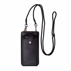 Mobilväska Läder Svart