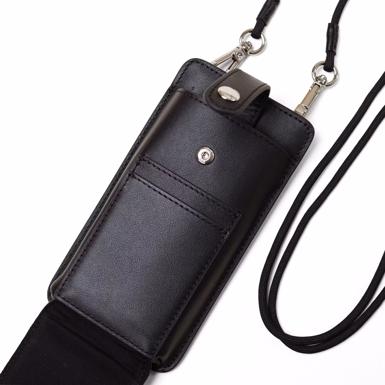 Mobilväska Läder Svart