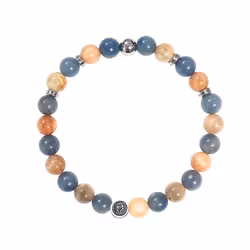 Ädelstensarmband 8mm Sandstone Blue