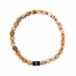 Ädelstensarmband 4mm Desert