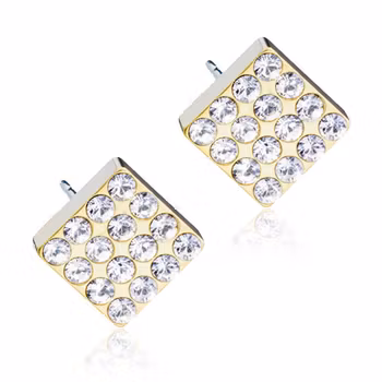 Brilliance Square Crystal Golden