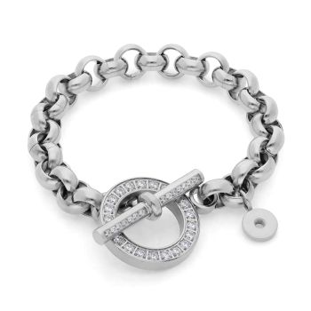 Qudo Ceccano de luxe silverarmband
