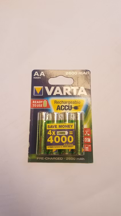 batteripack 1,2V 2600mAh 4st