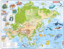 Karta Asien 63 bitar