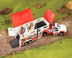 Truck & Trailer Djurambulans 1:32