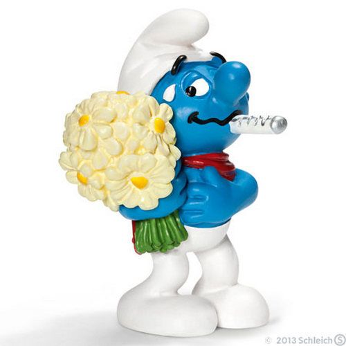 Krya på dig smurfen